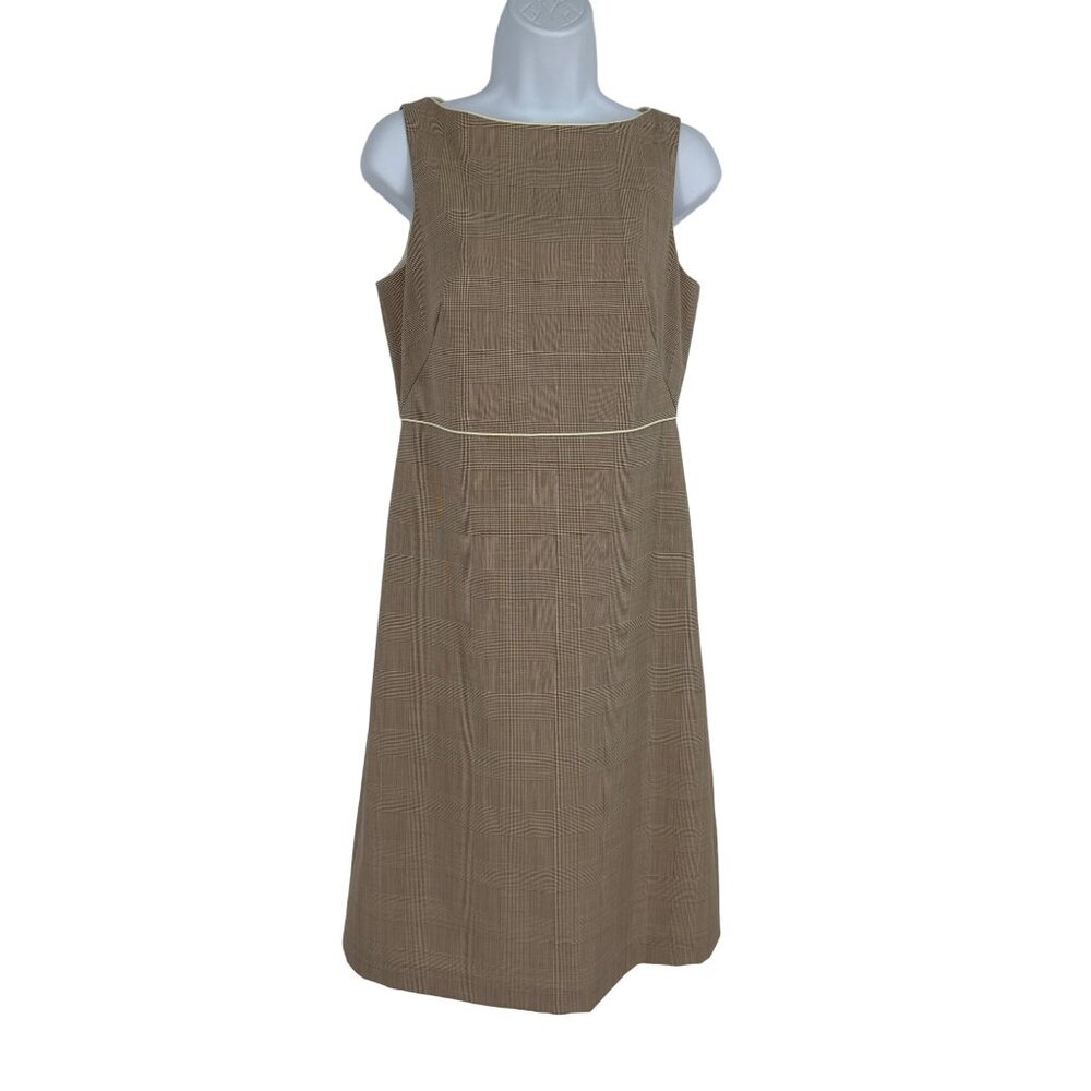 Banana Republic Career Classic Plaid Basic Dress Size 6